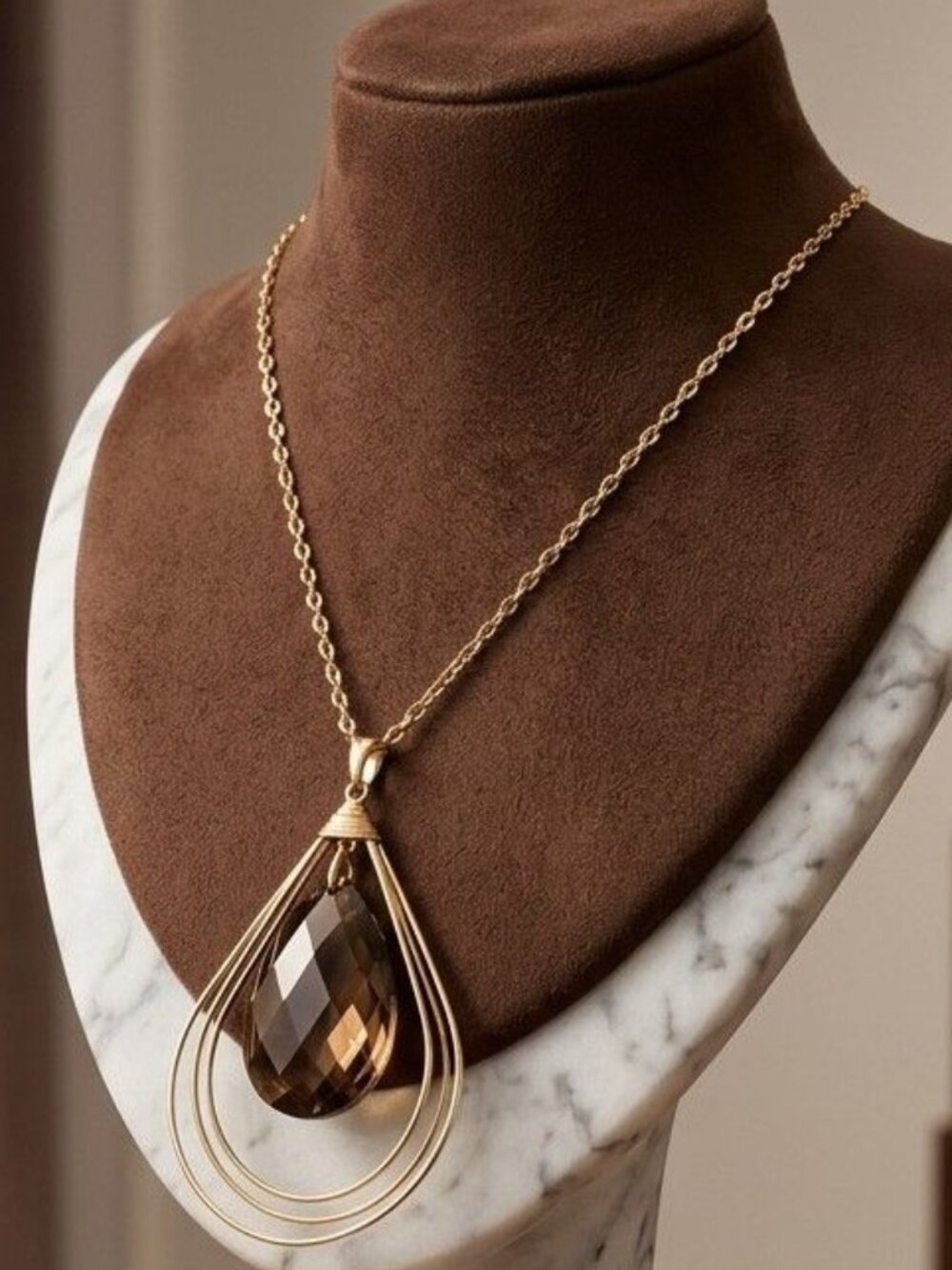 Vintage Statement Pendant Necklace